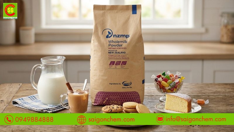 Bột sữa nguy&ecirc;n kem gi&uacute;p tăng hương vị cho thực phẩm